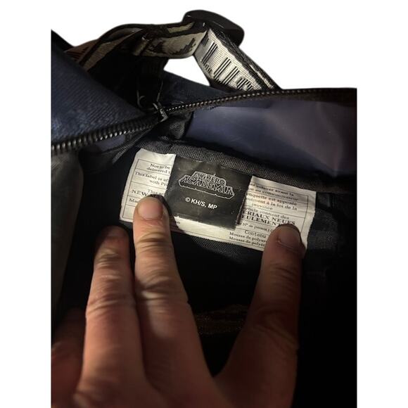 My Hero Academia Backpack Bioworld UA Uniform Official MHA BNHA Nerd Anime Blue - Picture 7 of 11